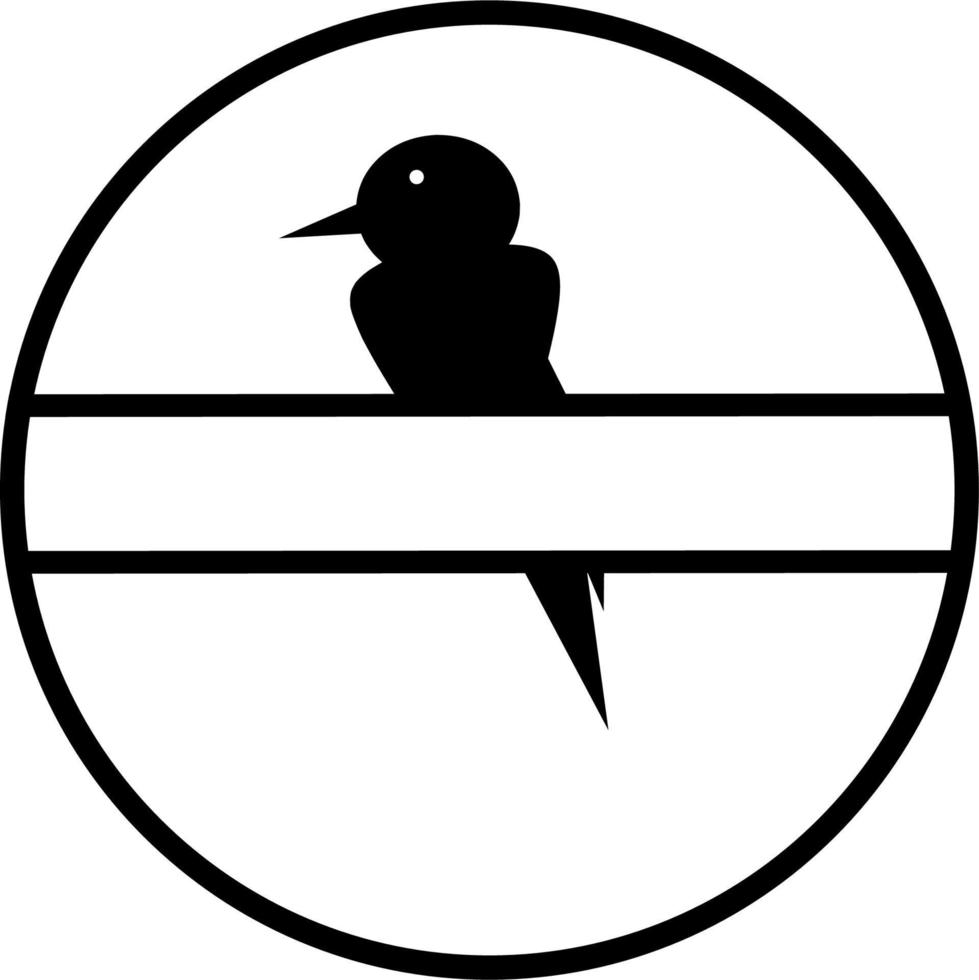 oiseau logo abstrait modèle vecteur conception