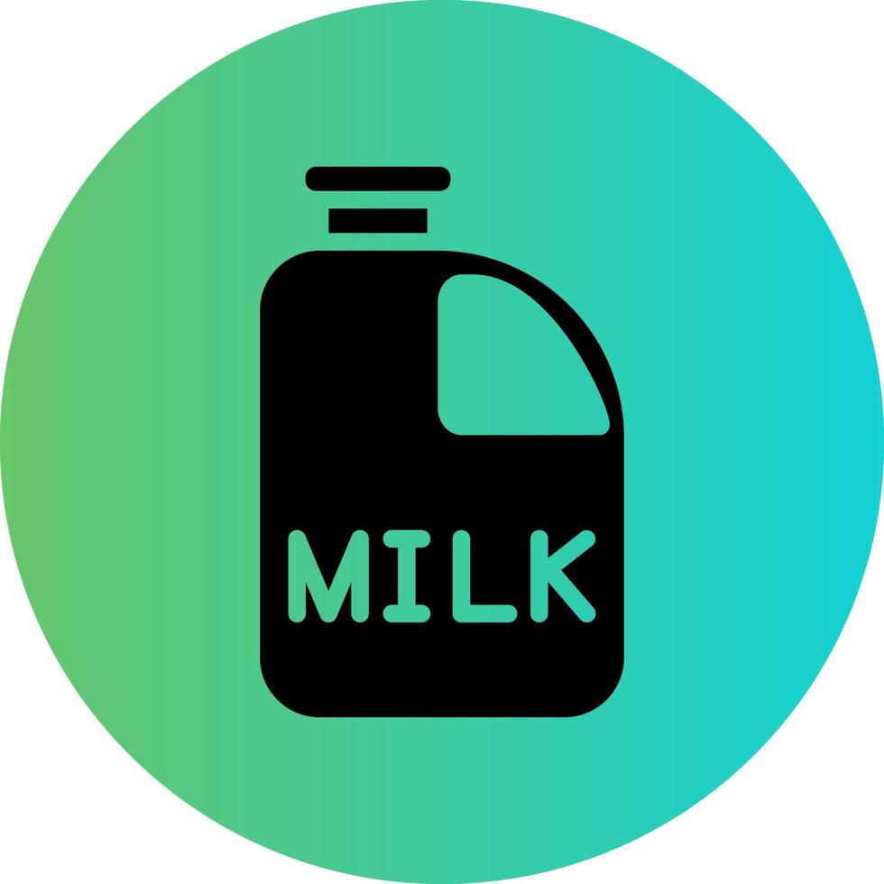 conception d'icône de vecteur de bouteille de lait