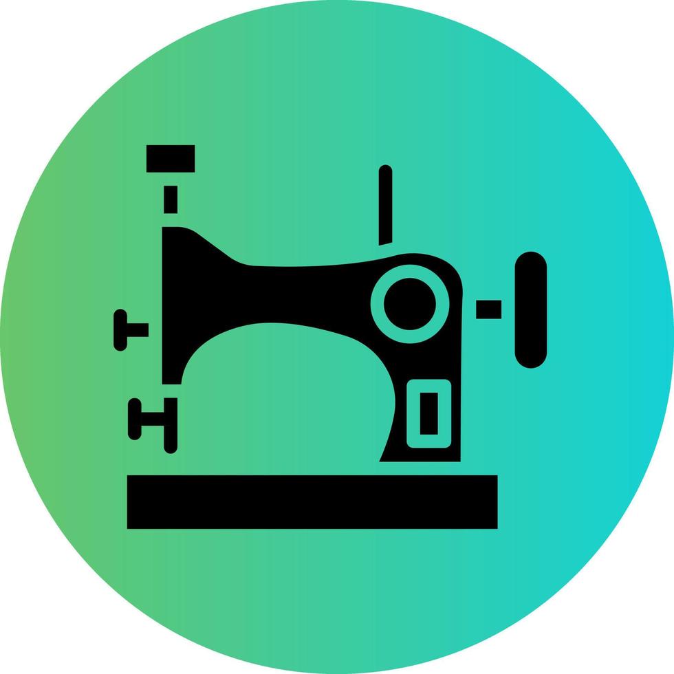 conception d'icône de vecteur de machine à coudre