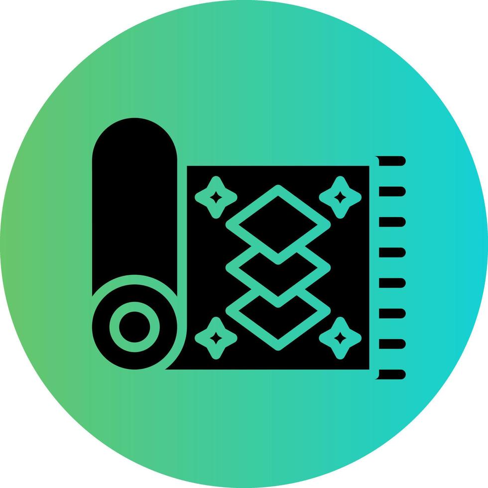 conception d'icône de vecteur de tapis