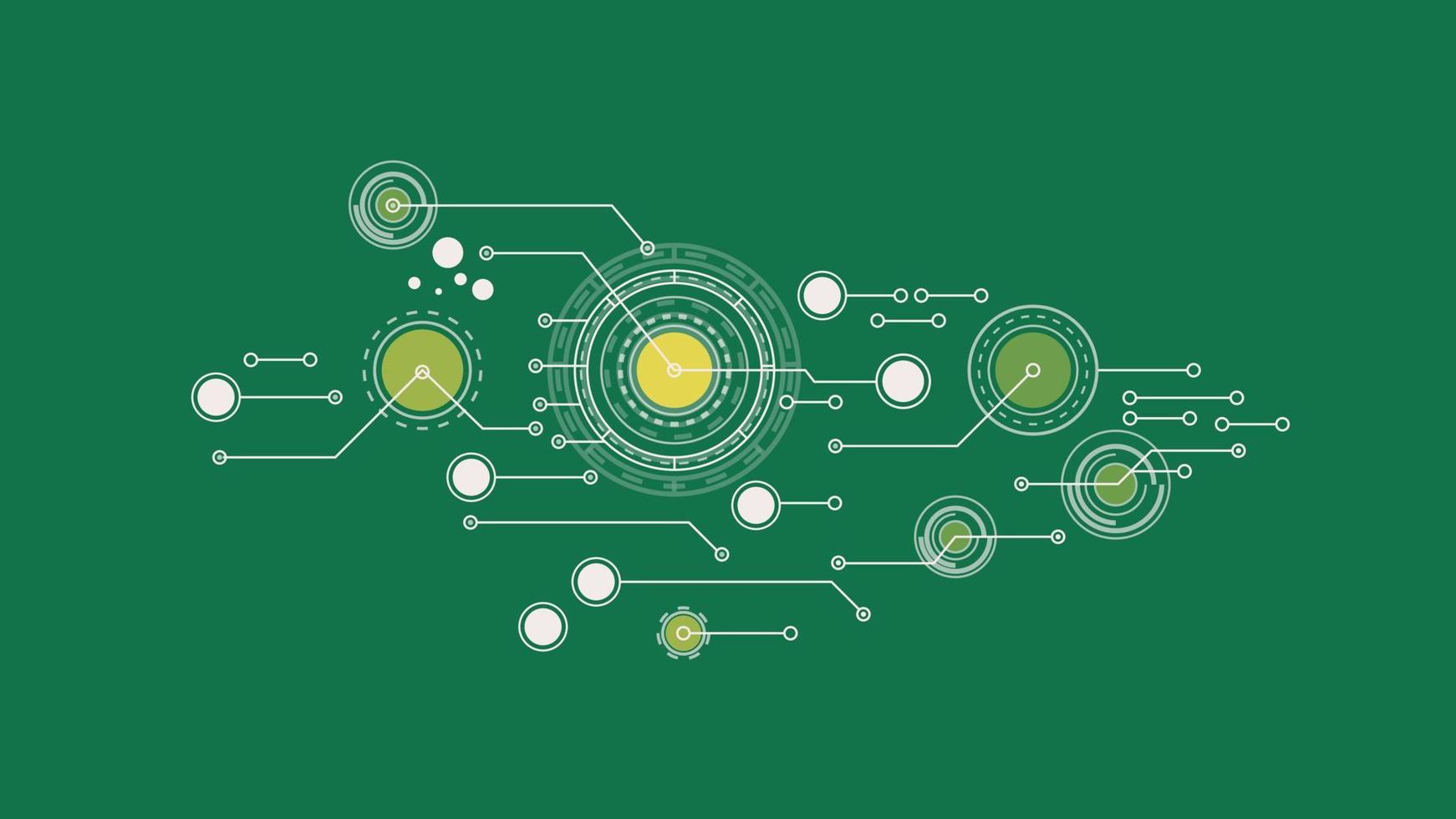 pas, l'Internet de quelque chose élément. adapté pour industrie 4.0 conception vecteur