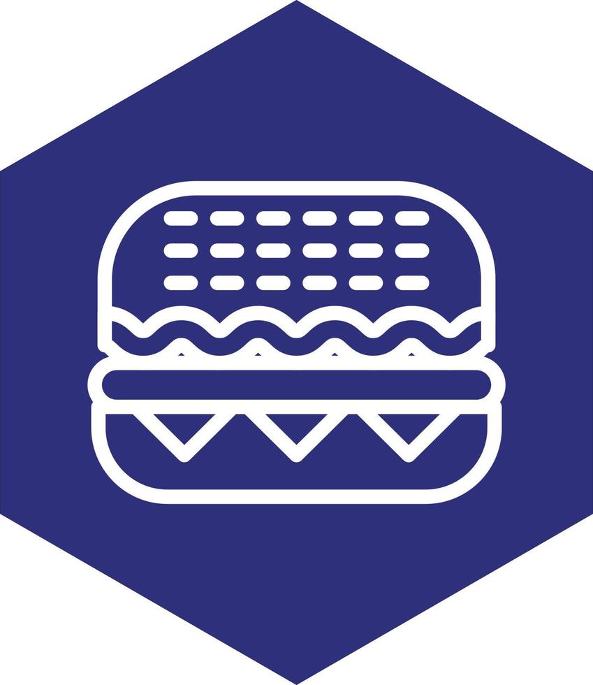 conception d'icône vecteur sandwich