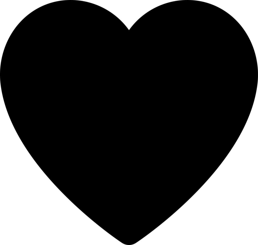 cœur noir glyphe ui icône. comme bouton. exprimer l'amour. partage réaction. utilisateur interface conception. silhouette symbole sur blanc espace. solide pictogramme pour la toile, mobile. isolé vecteur illustration