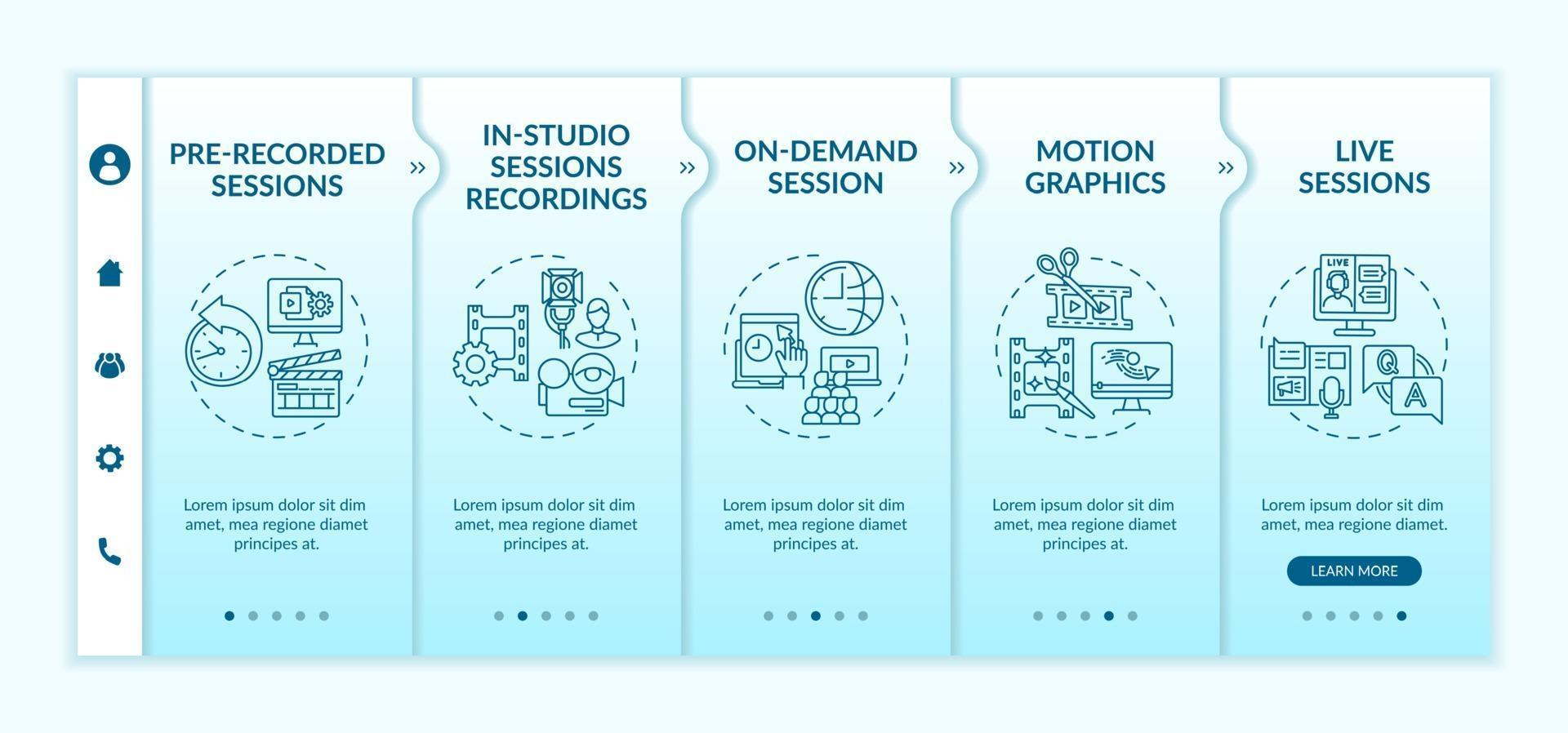 modèle de vecteur d'intégration de contenu d'événement à distance