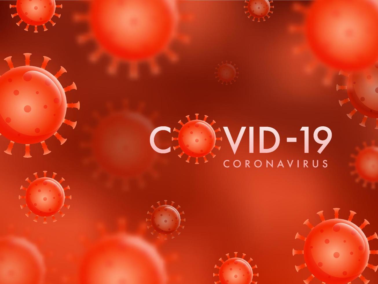 coronavirus covid-19 virus Contexte. vecteur