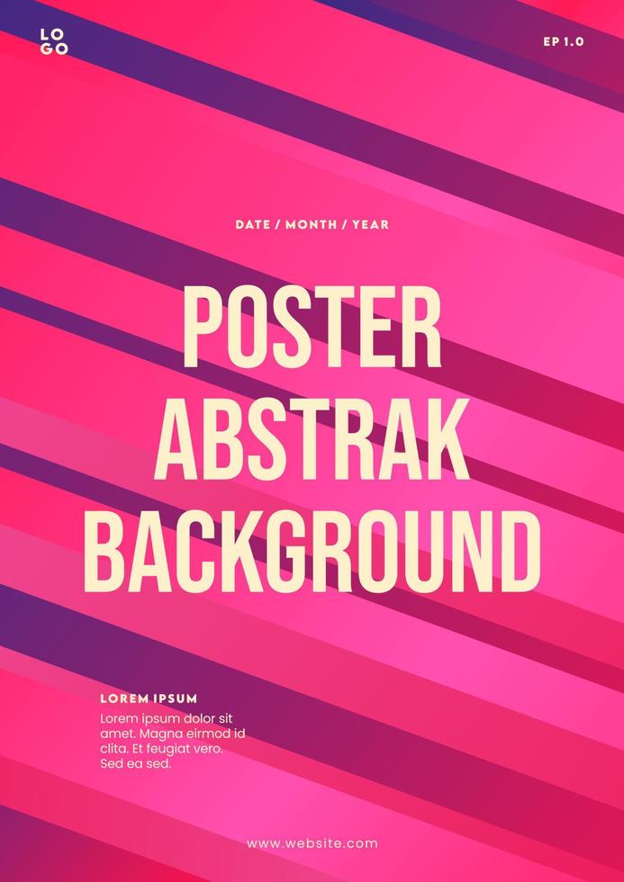 abstrait affiche Contexte avec moderne branché rose Couleur vecteur