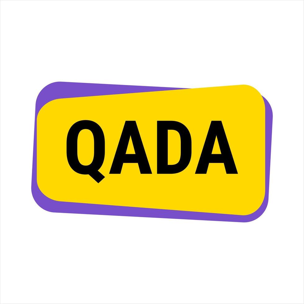 qada Jaune vecteur faire appel à bannière avec information sur fabrication en haut manqué vite journées