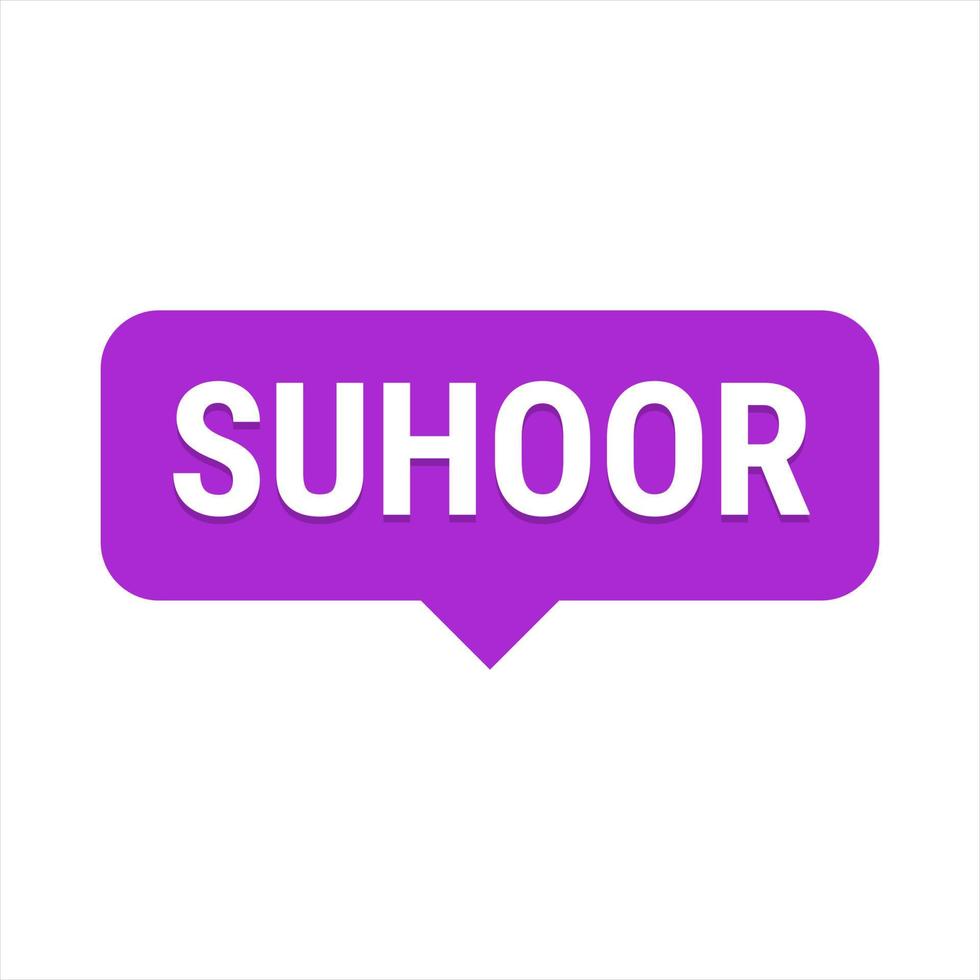 suhoor essentiel conseils et des trucs pour une en bonne santé Ramadan. violet vecteur faire appel à bannière