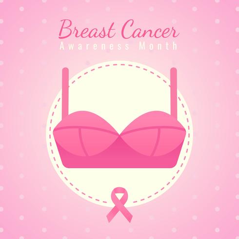 Vecteur de sensibilisation sur le cancer du sein