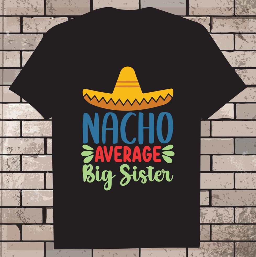 cinco de mayo T-shirt conception, icône, illustration, graphique vecteur