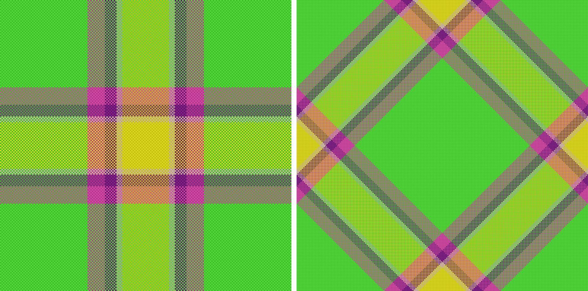 tartan sans couture vérifier. en tissu texture Contexte. vecteur modèle plaid textile.