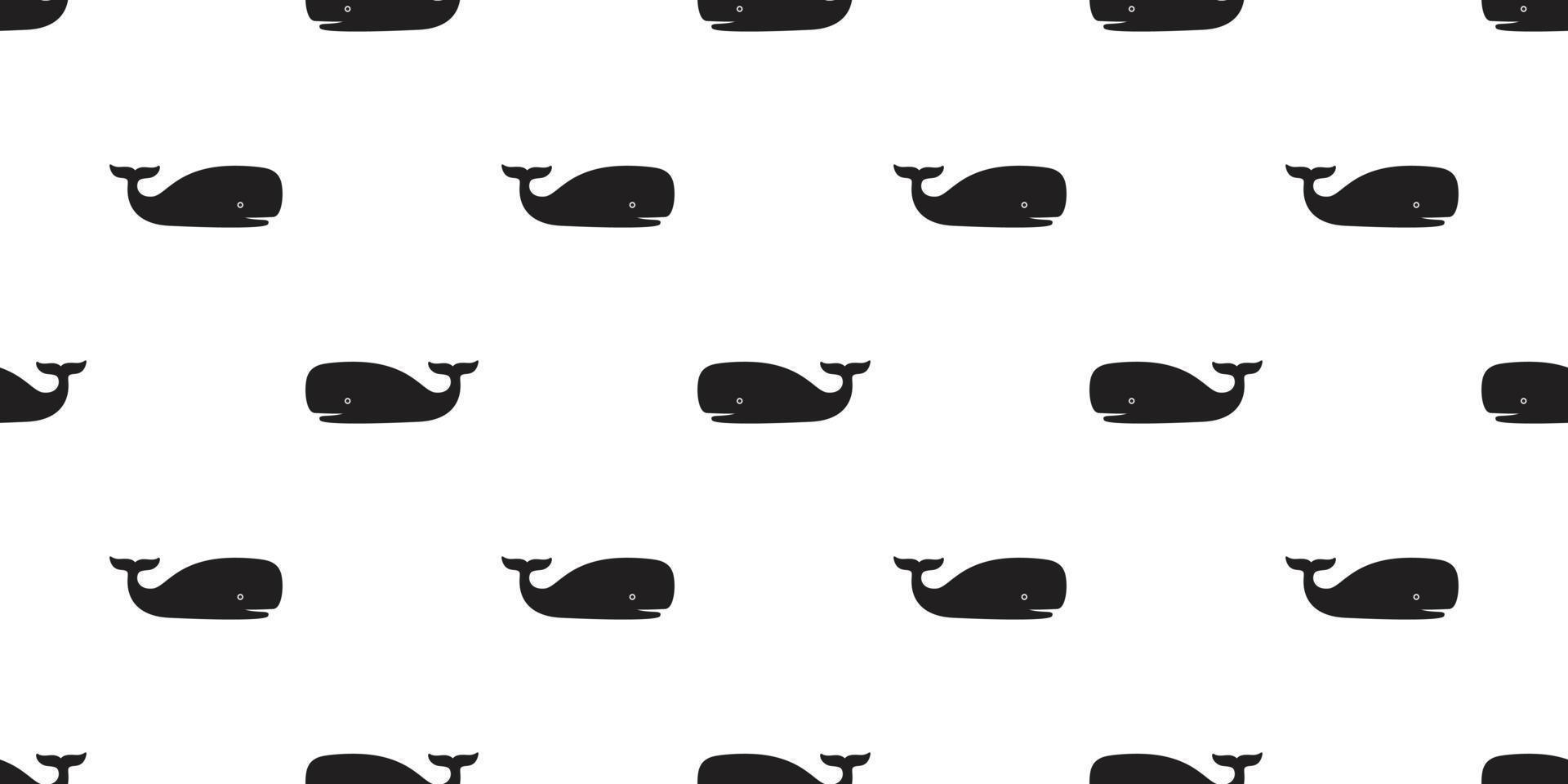 baleine sans couture modèle vecteur requin dauphin queue ailette isolé répéter Contexte fond d'écran illustration