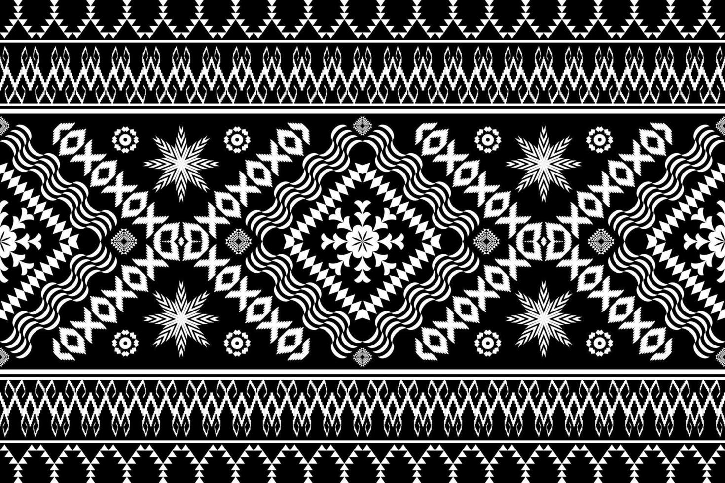 motif d'art traditionnel oriental ethnique géométrique.figure style de broderie tribale.design pour l'origine ethnique vecteur