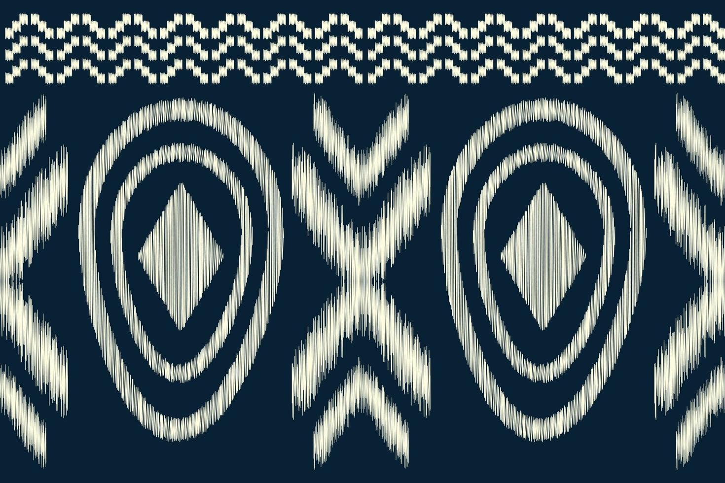 ethnique ikat en tissu modèle géométrique style.africain ikat broderie ethnique Oriental modèle marine bleu Contexte. abstrait, vecteur, illustration.pour texture, vêtements, écharpe, décoration, tapis. vecteur