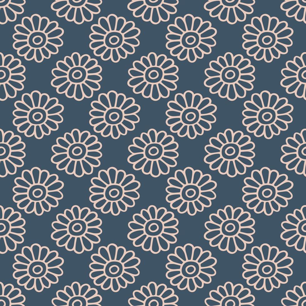 motif floral abstrait sans soudure vecteur