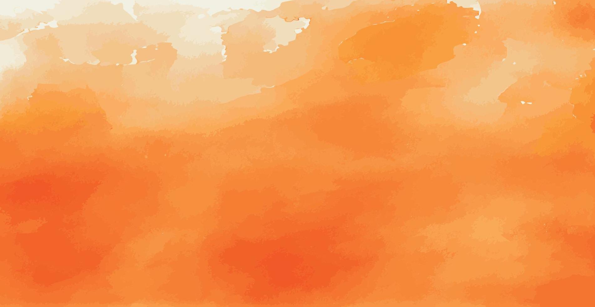 abstrait aquarelle Contexte Orange Jaune papier texture, coloré aquarelle grunge - vecteur