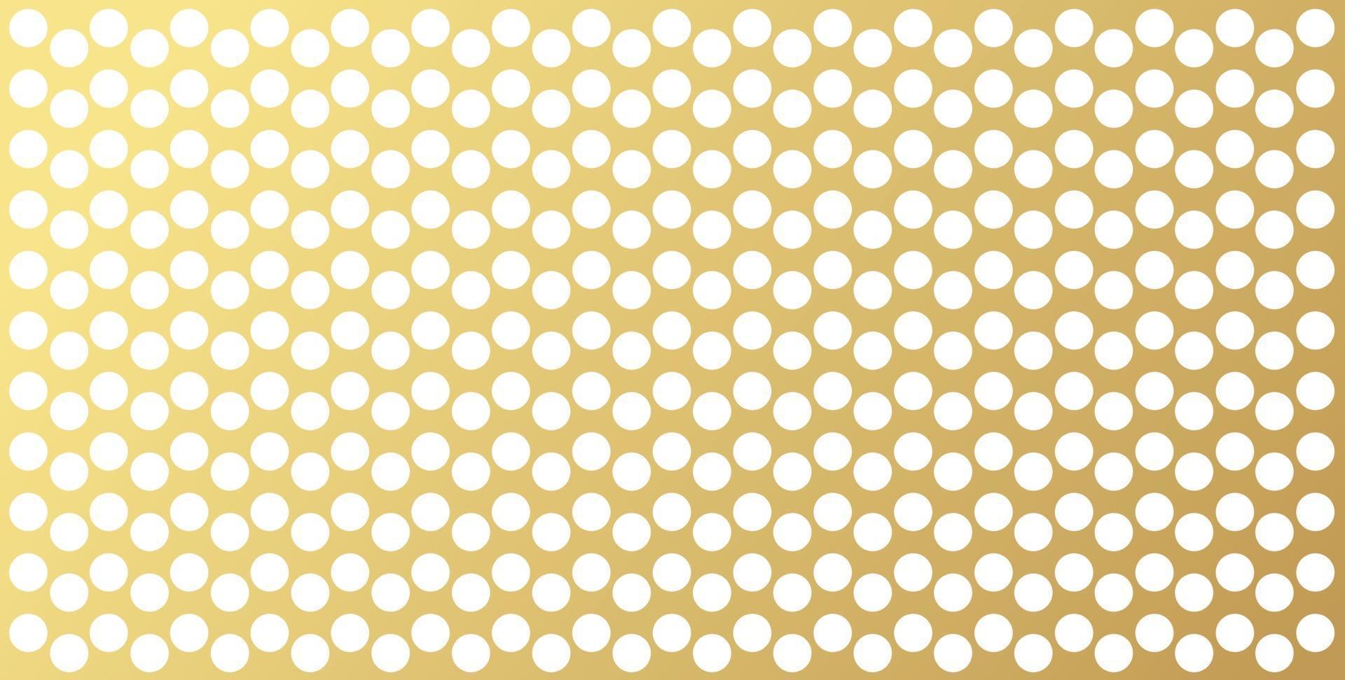 motif de pois or, fond coloré - fond abstrait de vecteur