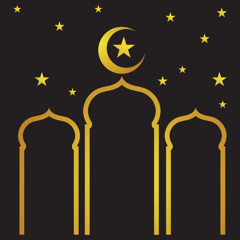 ramadan eid mubarak idul fitri vecteur