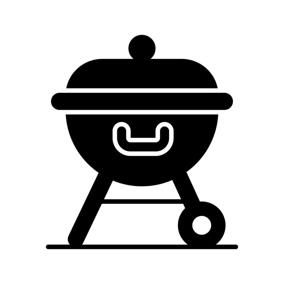 un incroyable un barbecue gril vecteur conception dans moderne style, facile à utilisation icône