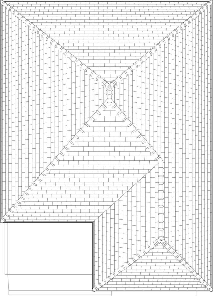 3d illustration de Résidentiel projet vecteur