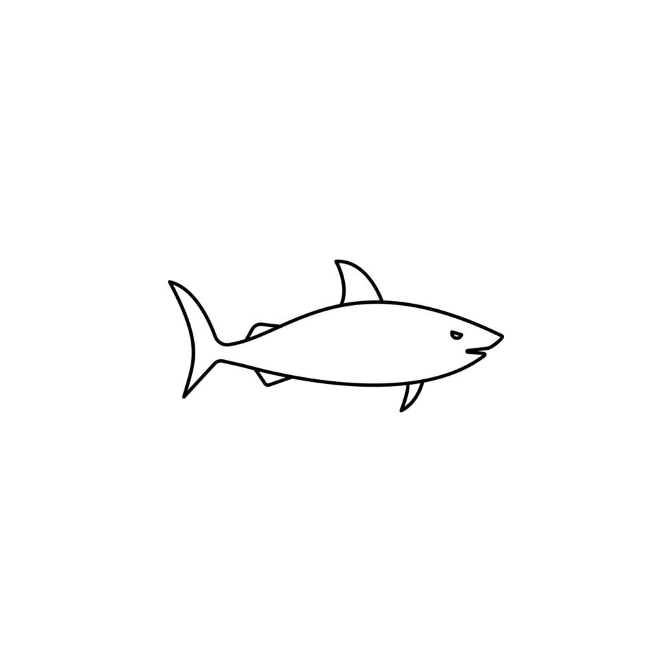 requin vecteur icône illustration