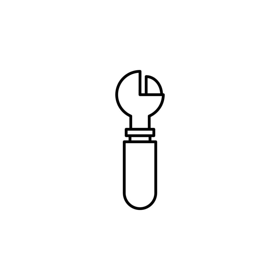 électricité, clé vecteur icône illustration