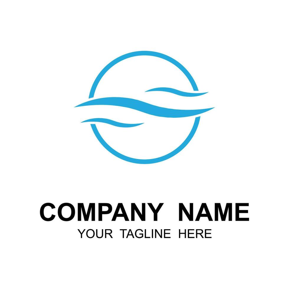Créatif entreprise logo conception, marque entreprise logo avec slogan modèle vecteur