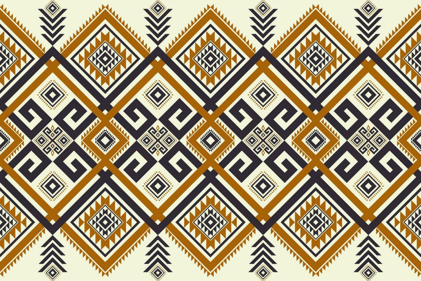 ethnique géométrique coloré ancien modèle. aztèque tribal géométrique forme sans couture modèle. ethnique sud-ouest modèle utilisation pour tapis, tapis, coussin, textile frontière, fond d'écran, etc. vecteur