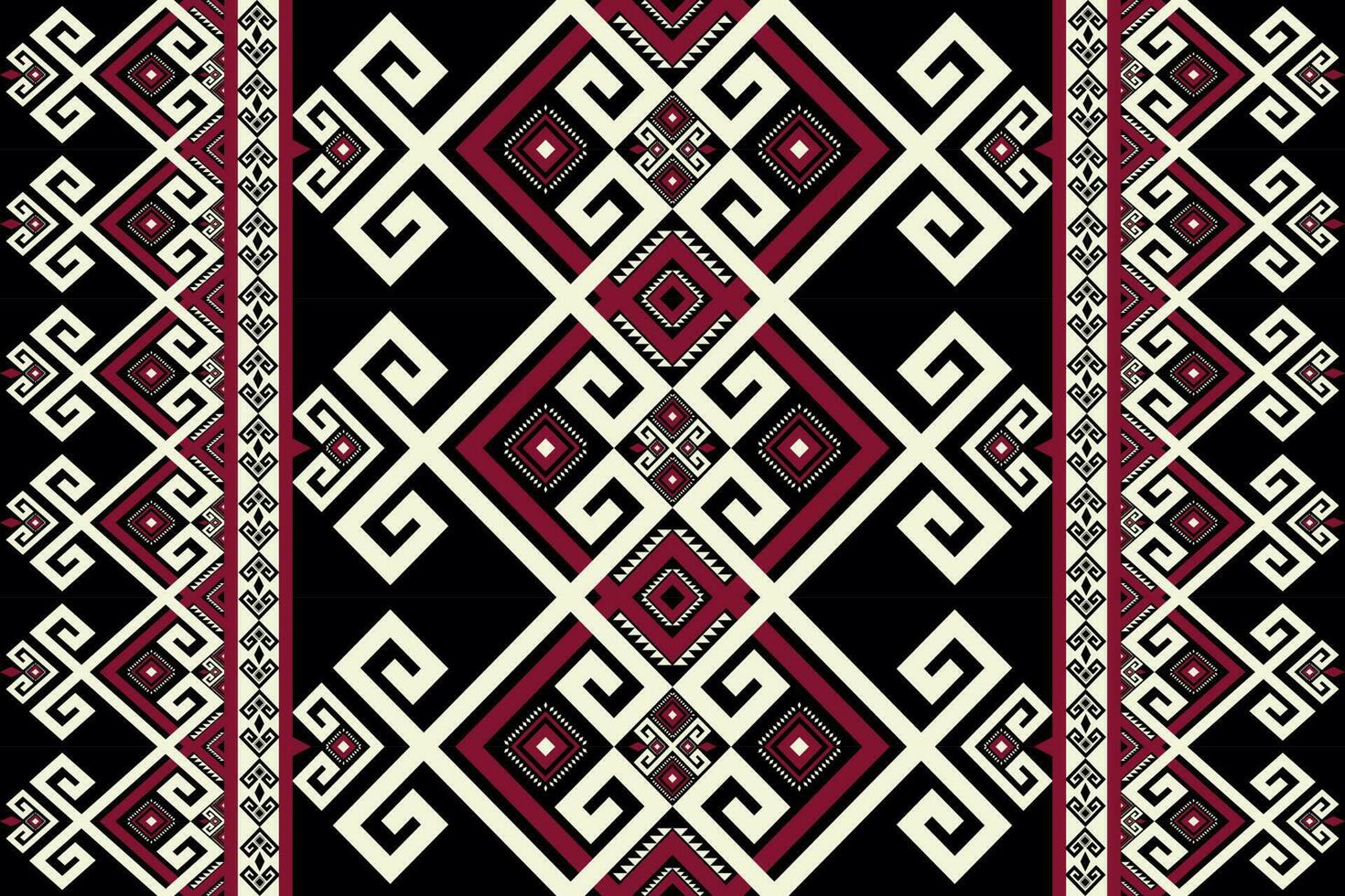 Accueil sol décorations ethnique géométrique modèle conception. aztèque kilim géométrique forme sans couture modèle. traditionnel ethnique modèle utilisation pour tapis, tapis, tapis, tapisserie, autre textile éléments. vecteur
