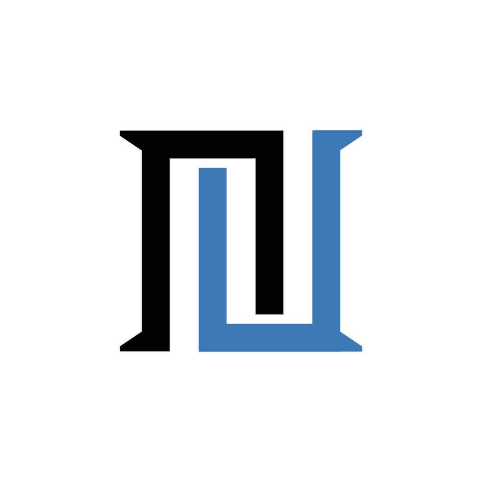 mw des lettres monogramme logo vecteur conception illustration