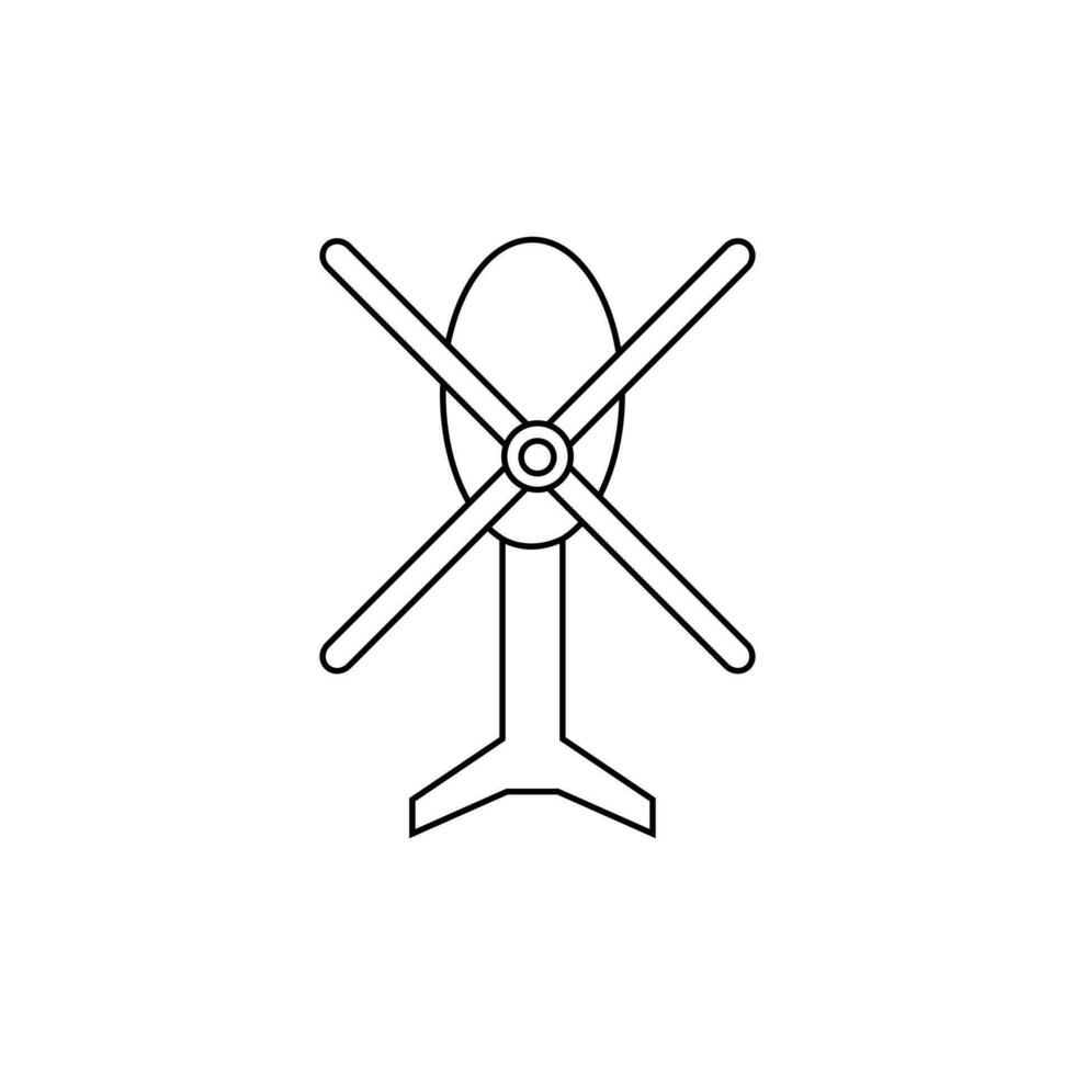 hélicoptère vecteur icône. avion illustration signe. mouche symbole. Compagnie aérienne logo isolé sur blanc Contexte.