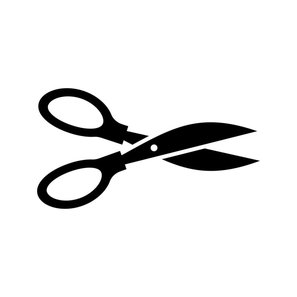 les ciseaux vecteur icône. coiffeur illustration signe. Couper symbole. coiffeur logo.