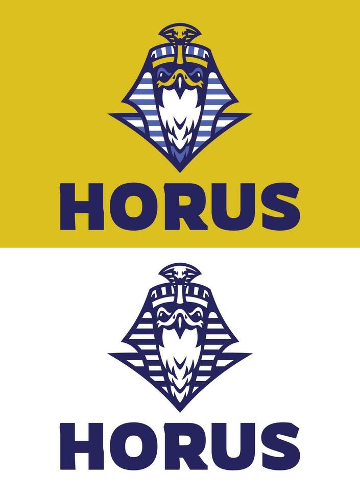 tête de horus égyptien Dieu logo vecteur