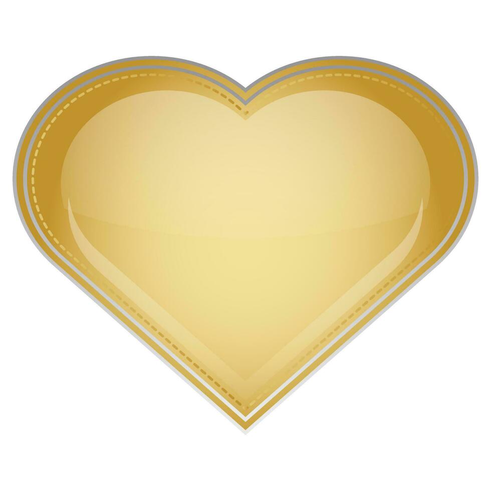 réaliste 3d conception icône cœur symbole l'amour. vecteur illustration