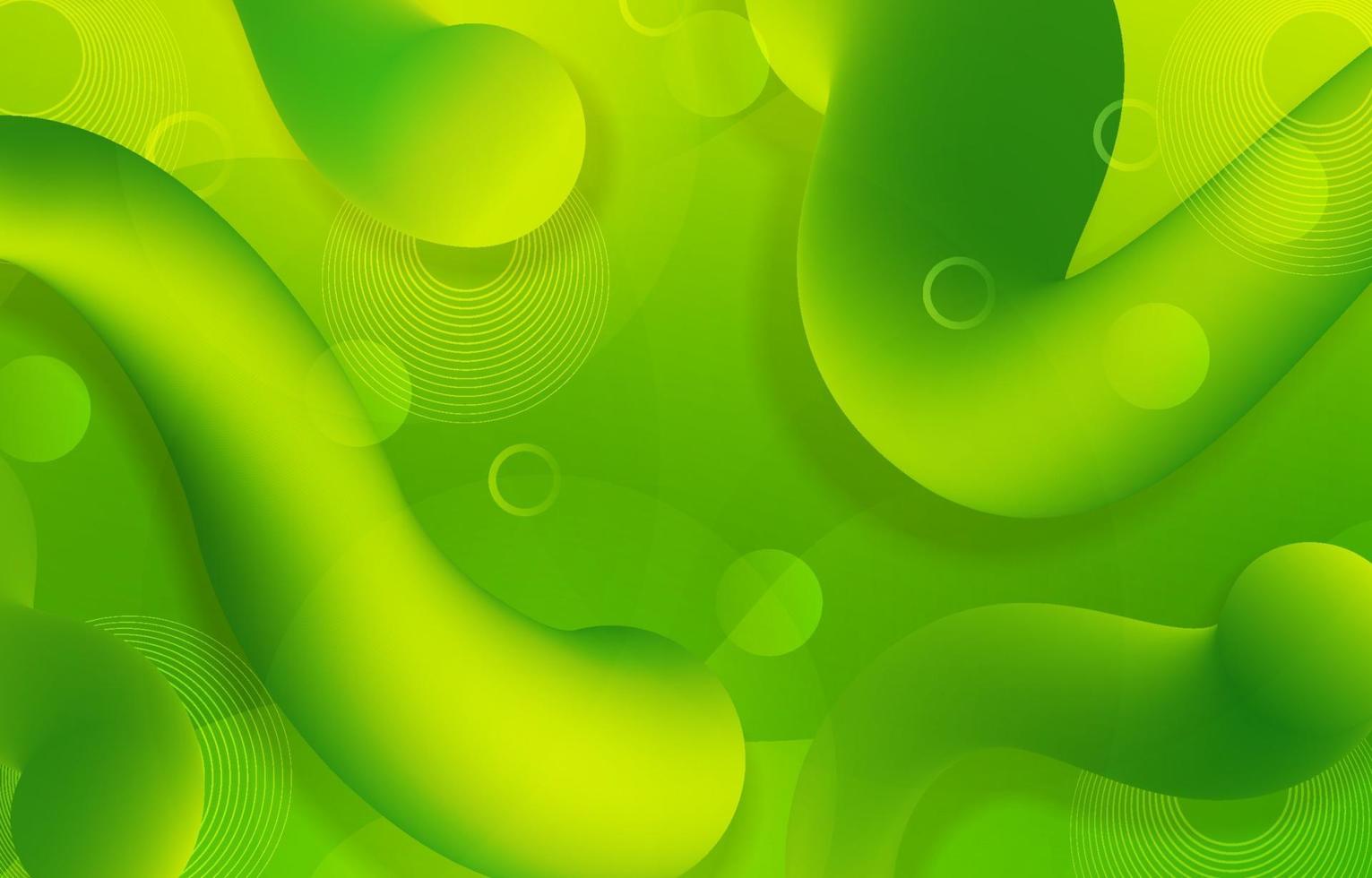 fond abstrait fluide vert vecteur