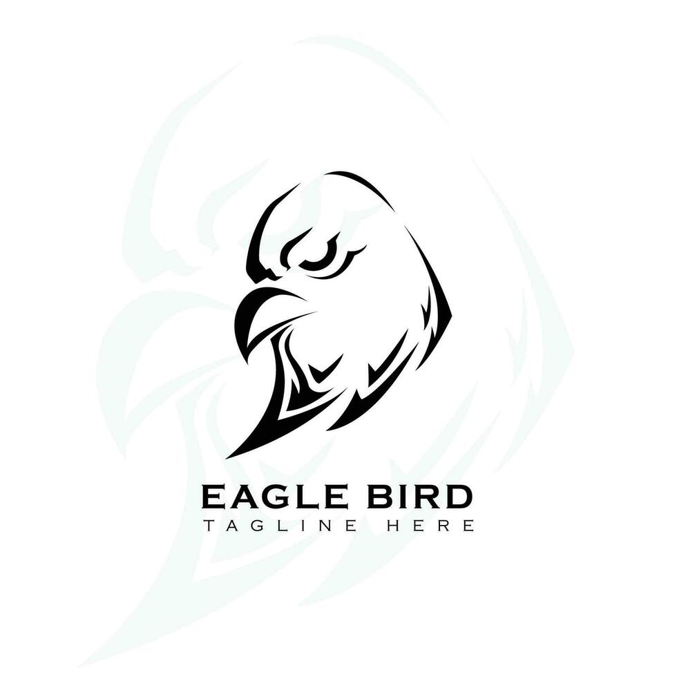 logo oiseau aigle vecteur