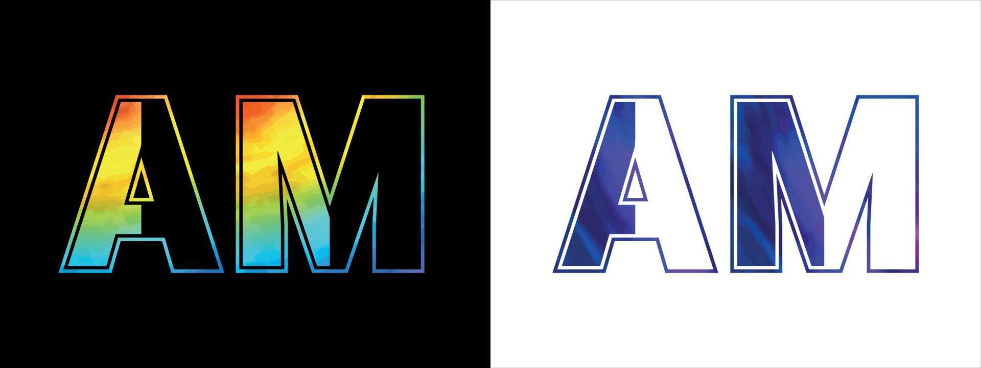 initiale lettre un m logo icône vecteur conception modèle. prime luxueux logotype pour entreprise affaires identité