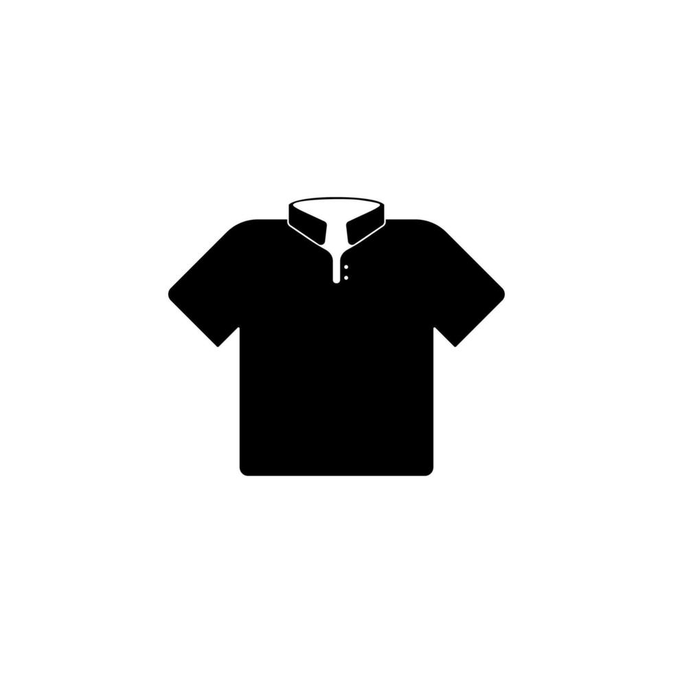 polo chemise vecteur icône illustration
