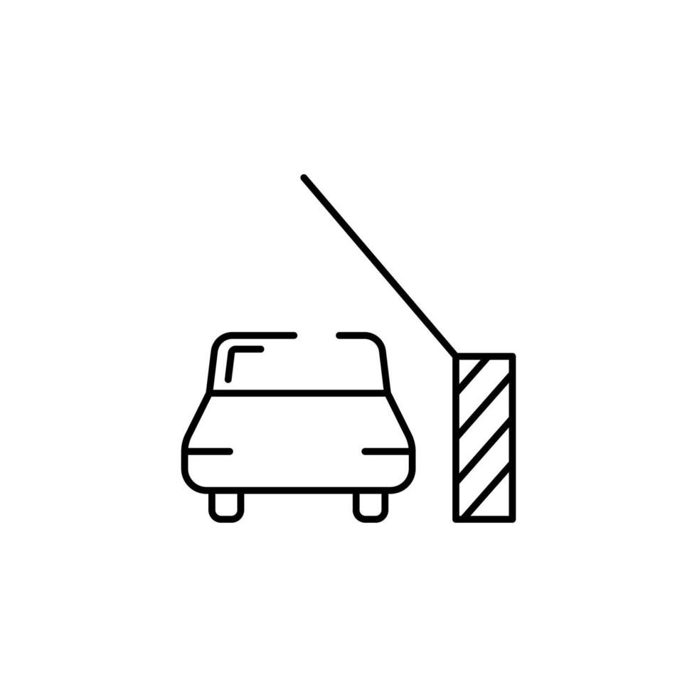barrière vecteur icône illustration