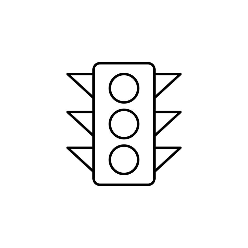 circulation lumière vecteur icône illustration