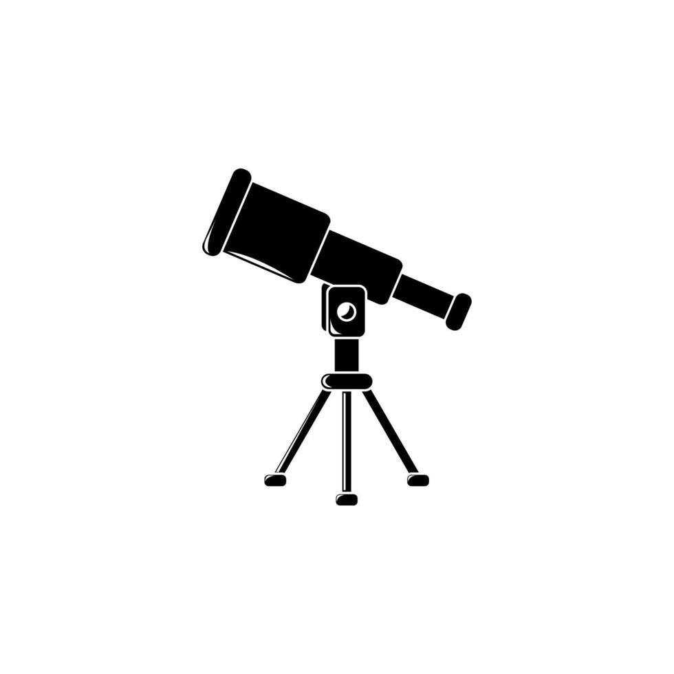 télescope vecteur icône illustration