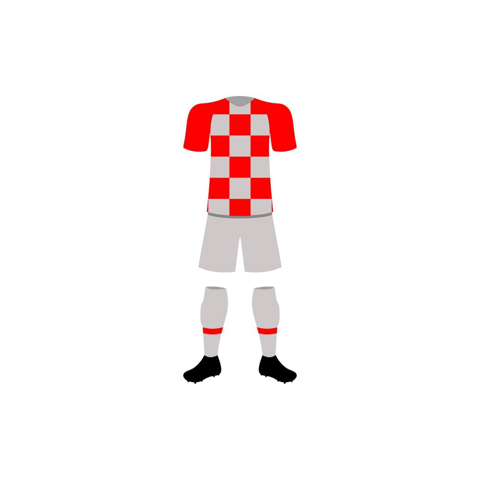 Croatie nationale Football forme vecteur icône illustration