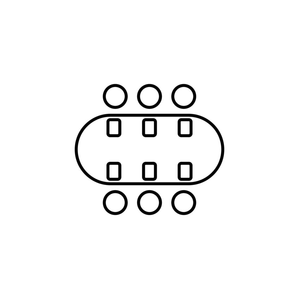 le réunion vecteur icône illustration