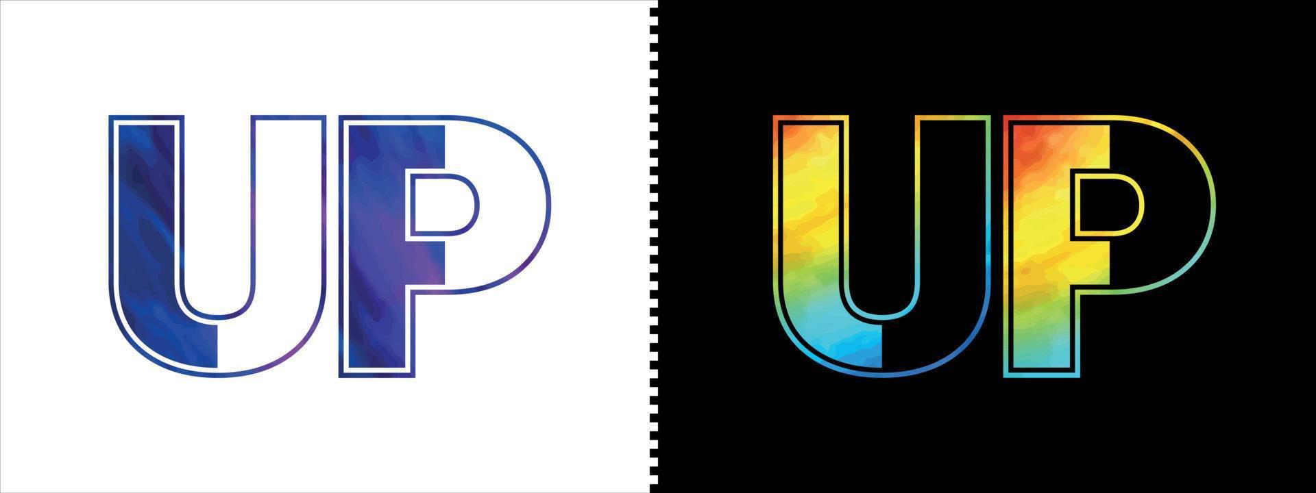 unique en haut lettre logo icône vecteur modèle. prime élégant alphabet logo conception pour entreprise affaires