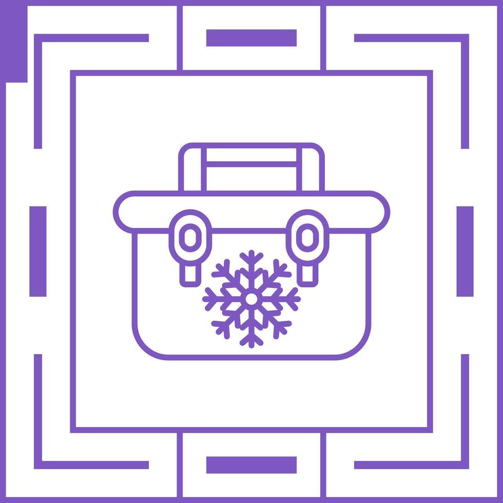 icône de vecteur de réfrigérateur portable