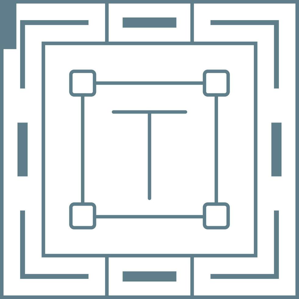 icône de vecteur de texte