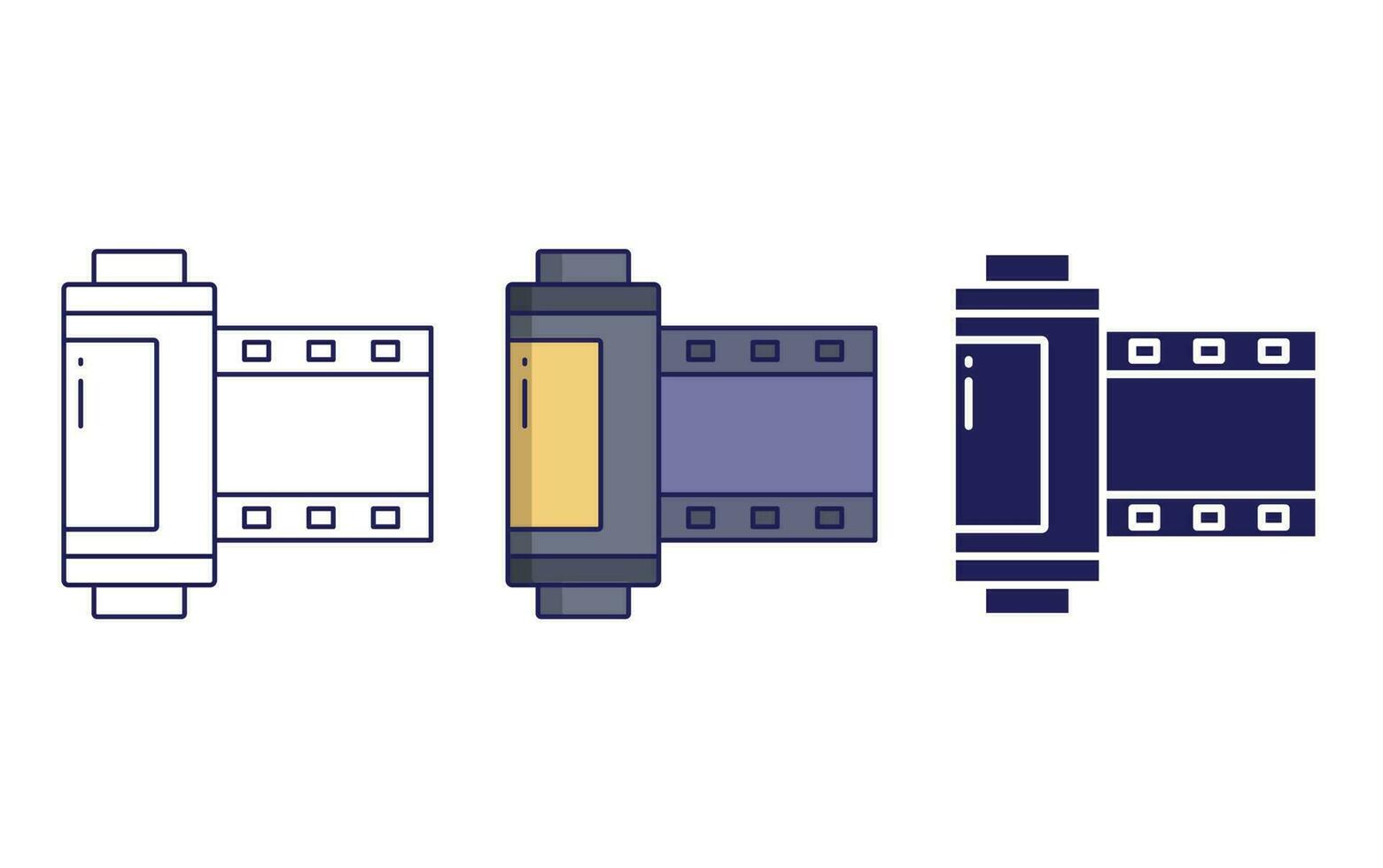 icône de vecteur de film