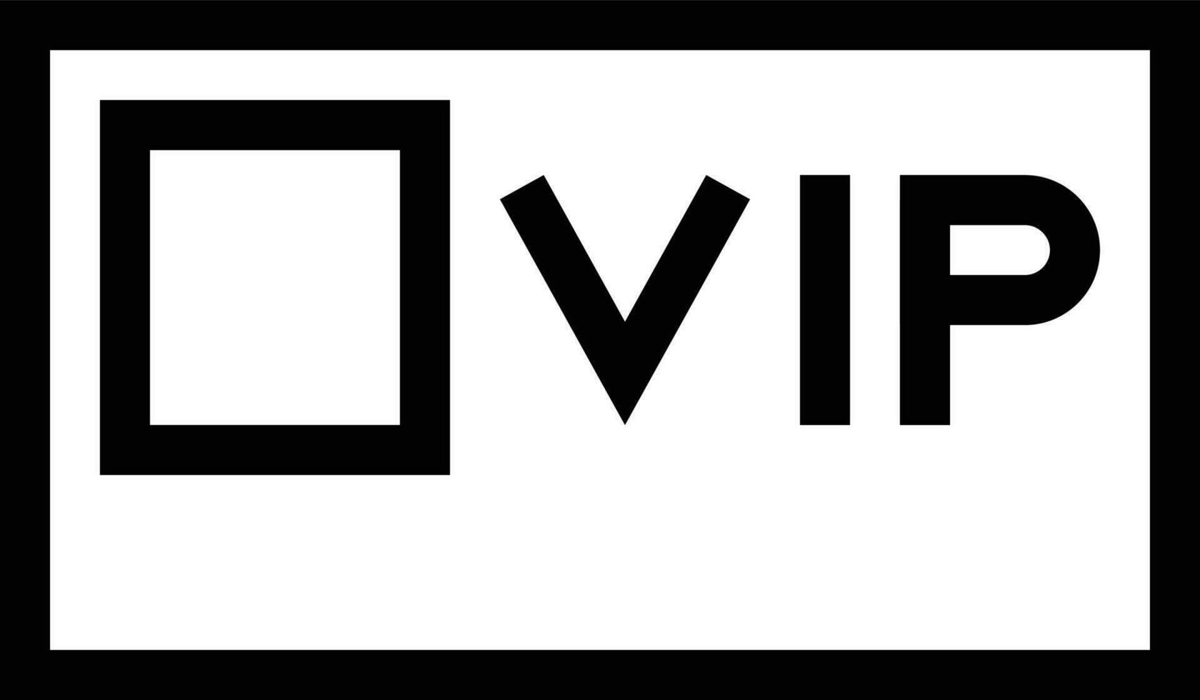 illustration vectorielle vip sur fond.symboles de qualité premium.icônes vectorielles pour le concept et la conception graphique. vecteur