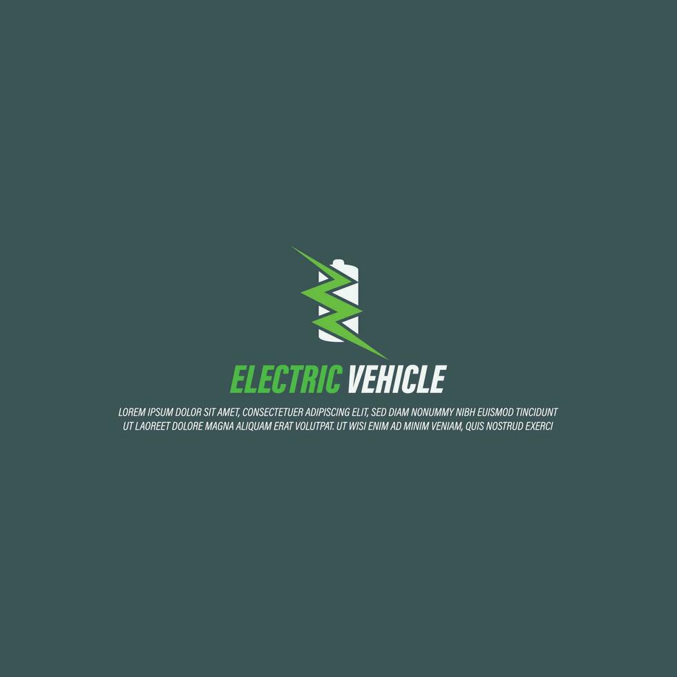 ev icône logo vecteur