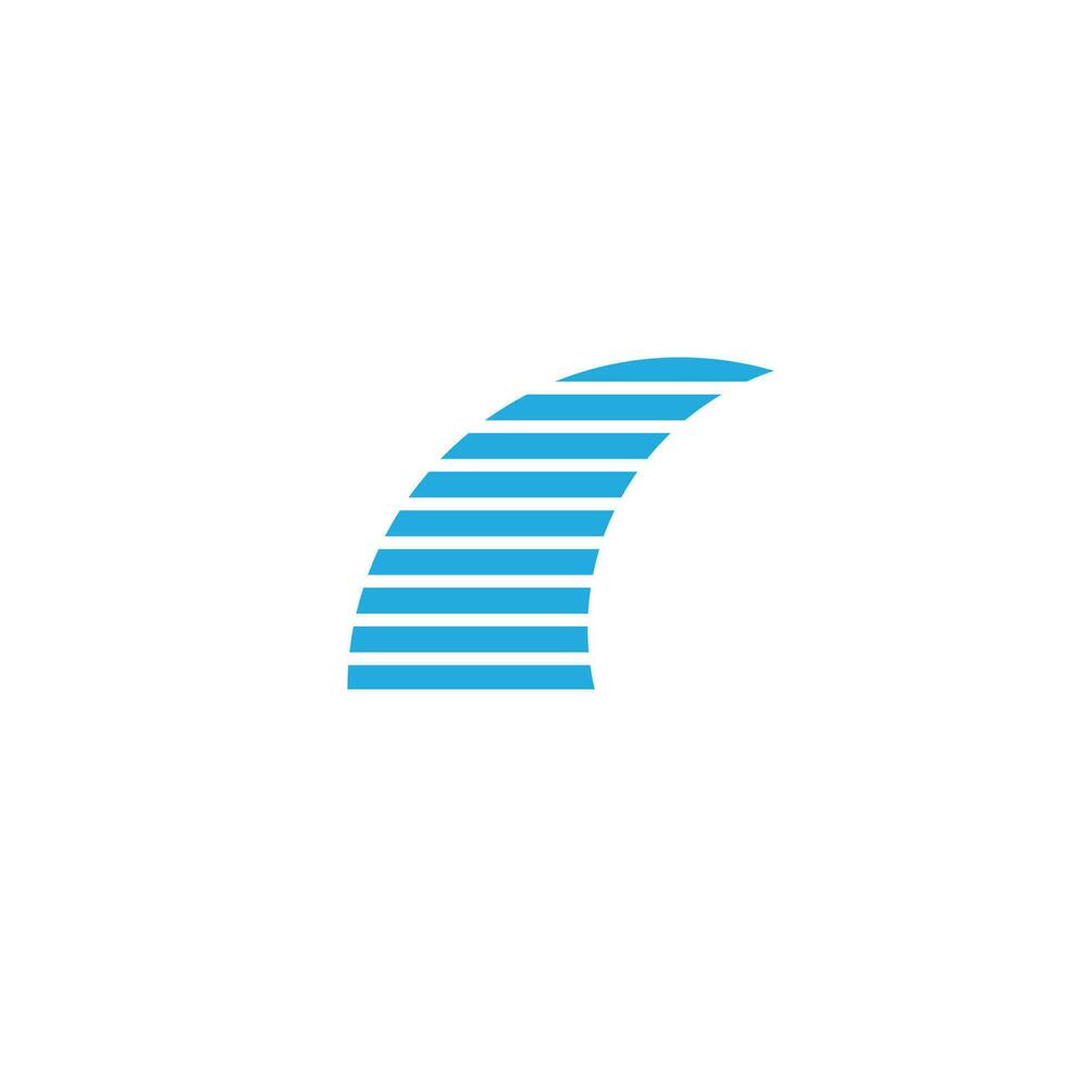 ailette logo requin emblème vague vecteur